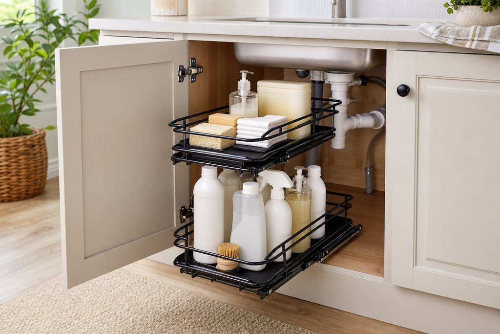 Cozy Haven stackable under sink organizer