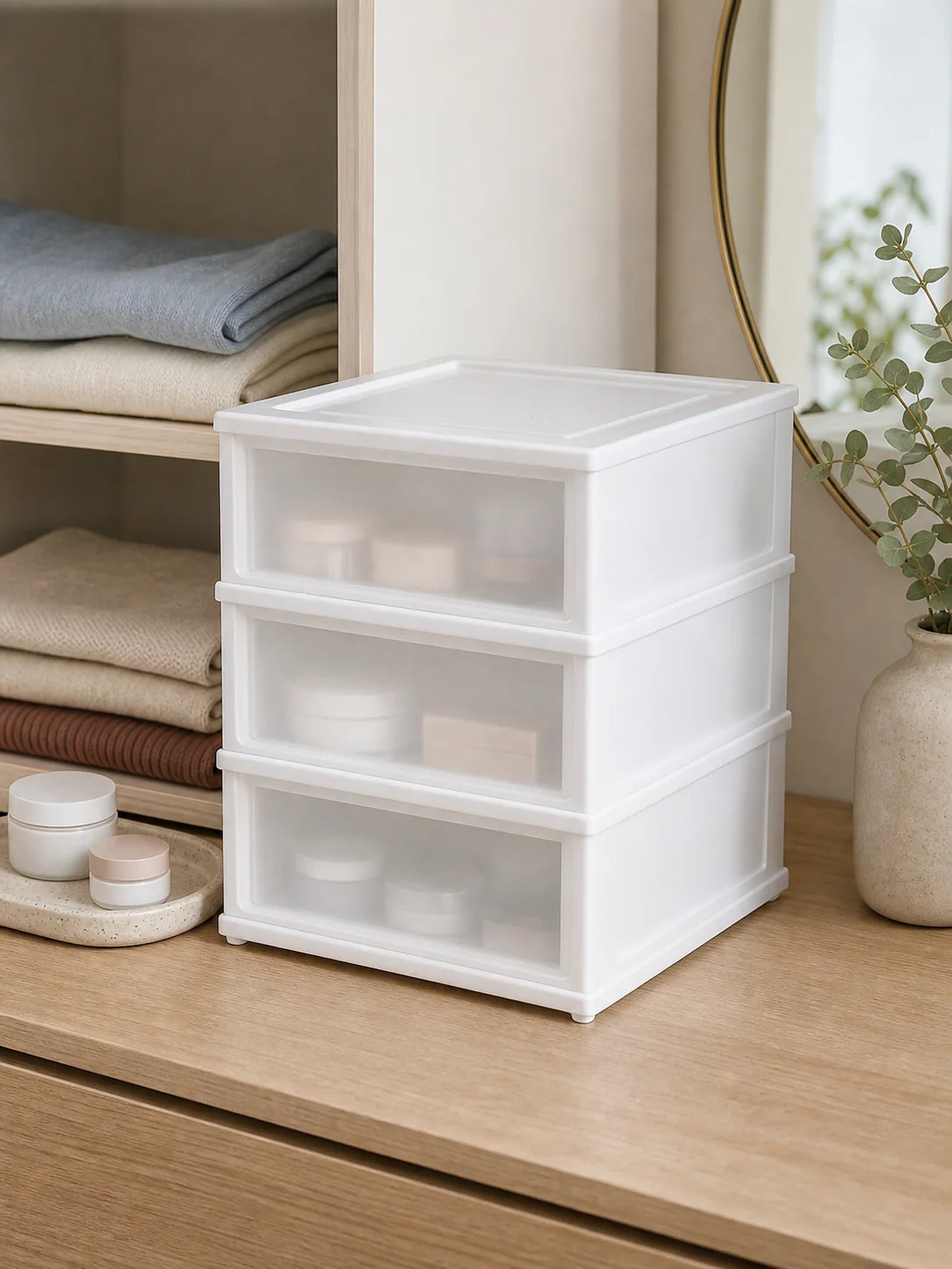 Cozy Haven Vanity Stackable Drawer Organizer lifestyle image 2
