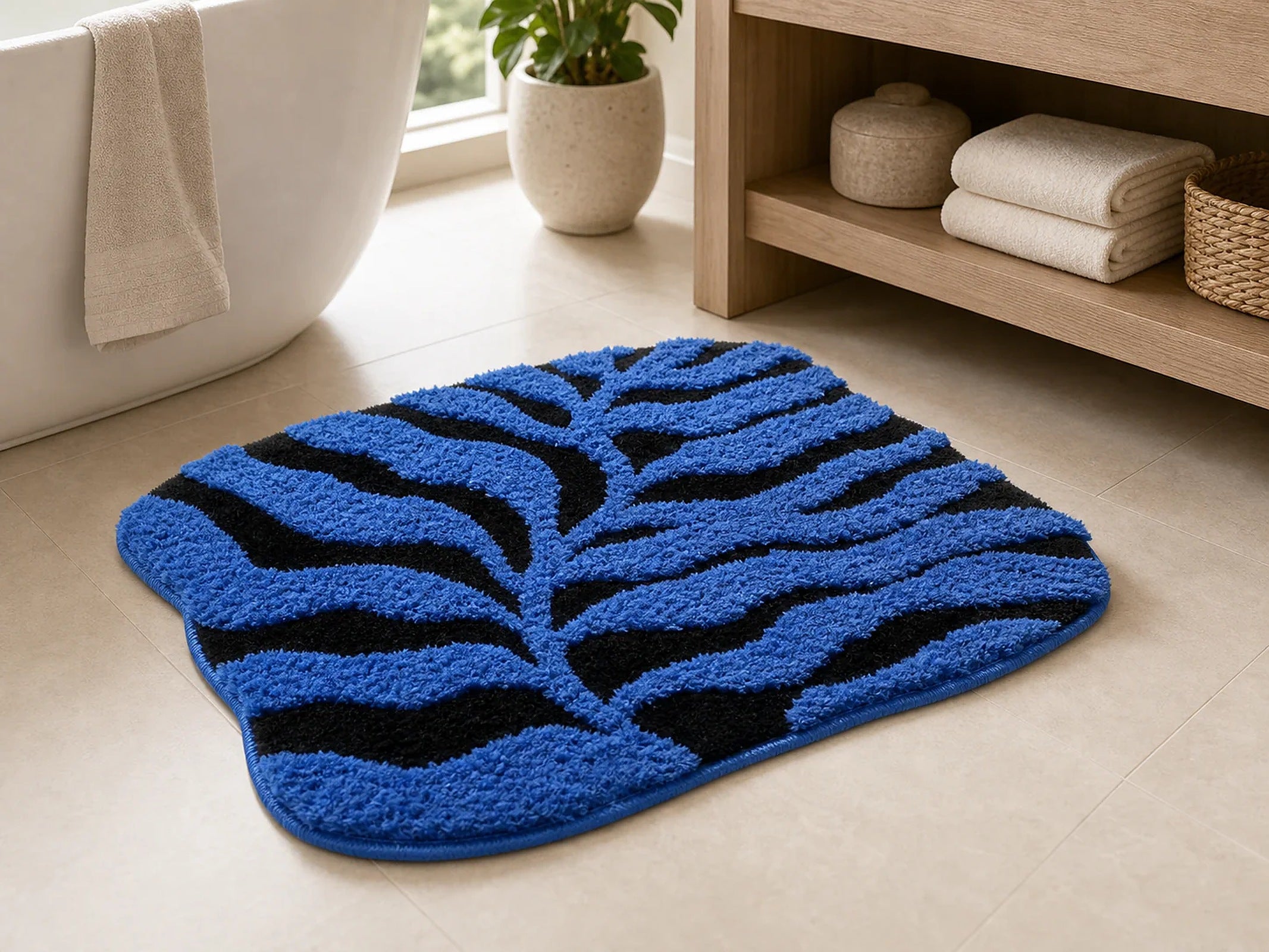 Cozy Haven Tufted Quick Dry Bath Mat lifestyle image 1