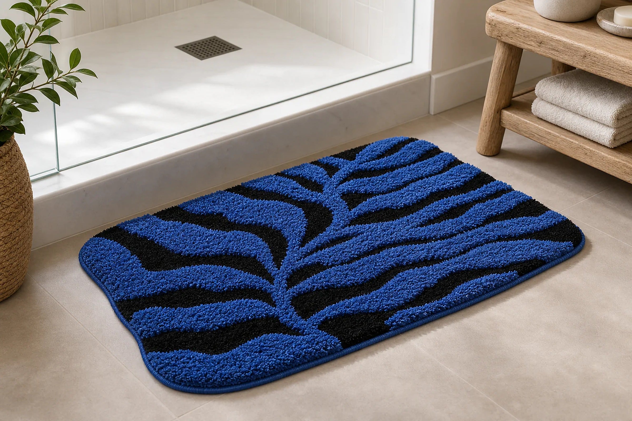 Cozy Haven Tufted Quick Dry Bath Mat lifestyle image 2