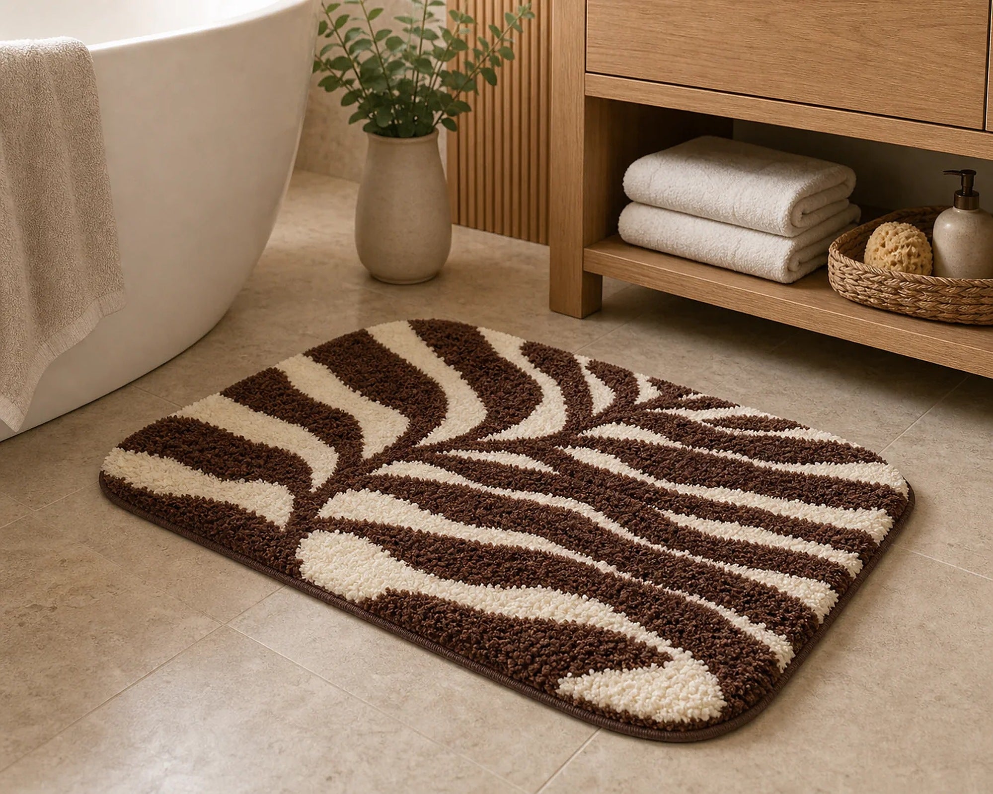 Cozy Haven Tufted Quick Dry Bath Mat lifestyle image 4