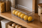 Cozy Haven Clear Stackable Pantry Bin styled kitchen view 8 for 34.5 x 10.5 x 15 cm