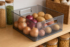 Cozy Haven Clear Stackable Pantry Bin styled kitchen view 12 for 29 x 20 x 15 cm