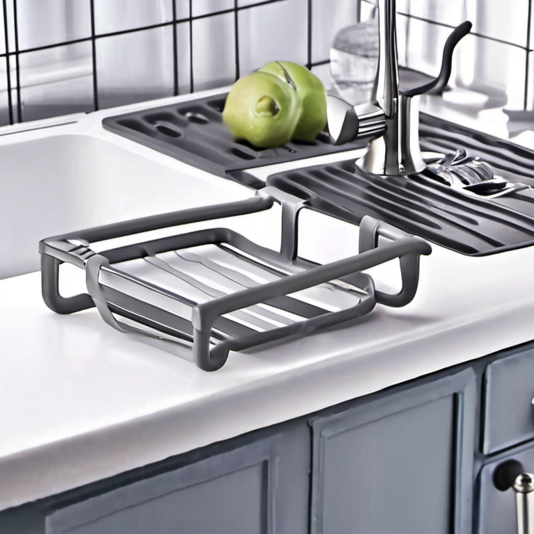 Cozy Haven utility close lifestyle image for Cozy Haven Suction Kitchen Sink Caddy