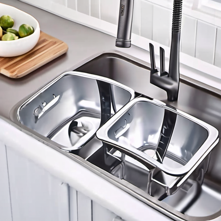 Cozy Haven hosting night lifestyle image for Cozy Haven Rustproof Kitchen Sink Caddy