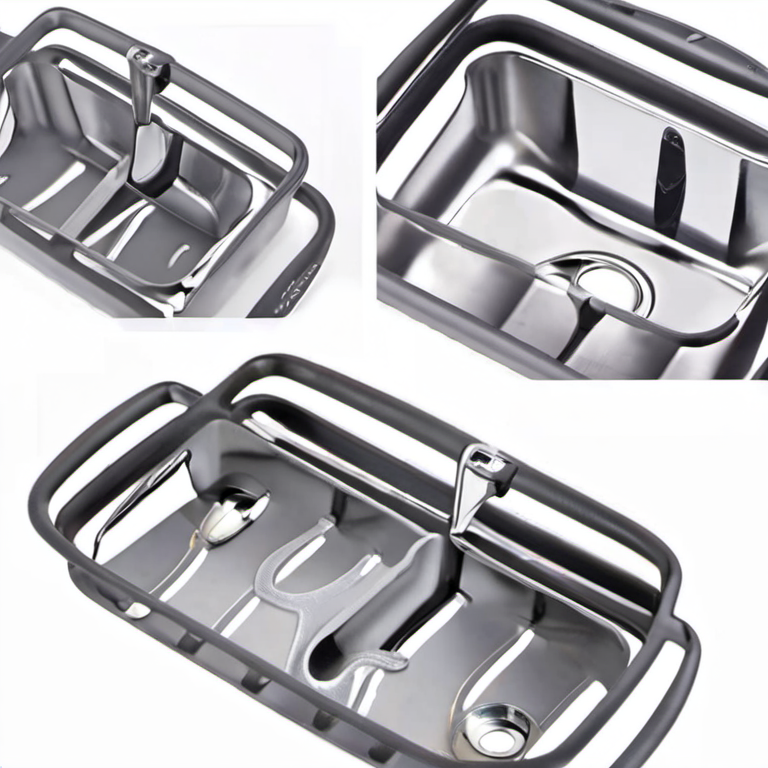 Cozy Haven installed context lifestyle image for Cozy Haven Rustproof Kitchen Sink Caddy