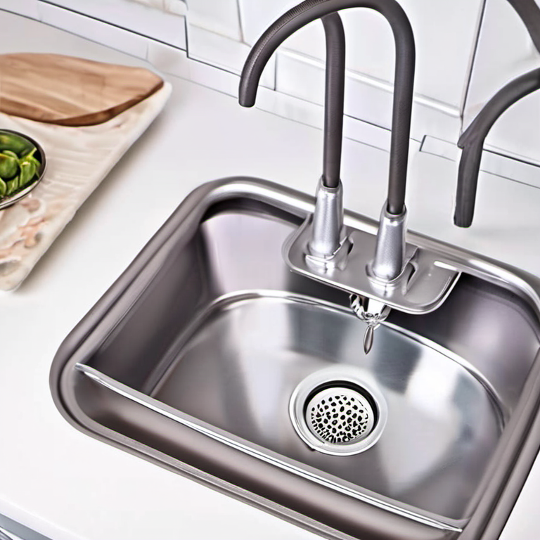 Cozy Haven utility close lifestyle image for Cozy Haven Rustproof Kitchen Sink Caddy