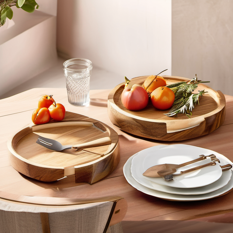 Cozy Haven editorial room lifestyle image for Cozy Haven Nested Serving Board Set