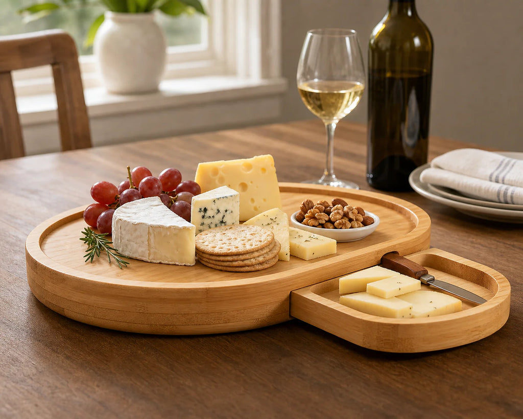Cozy Haven Cheese Serving Board Set lifestyle image 4
