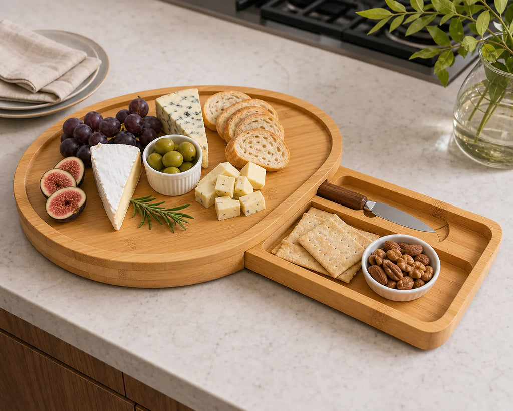 Cozy Haven Cheese Serving Board Set lifestyle image 5