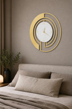 Cozy Haven Silent Decorative Wall Clock - Black