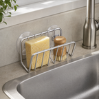 Cozy Haven Stainless Kitchen Sink Caddy styled kitchen view 2 for Silver