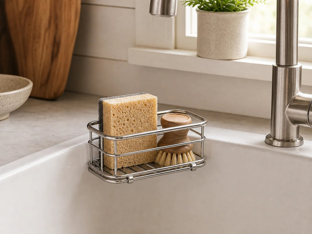 Cozy Haven Stainless Kitchen Sink Caddy lifestyle image 4