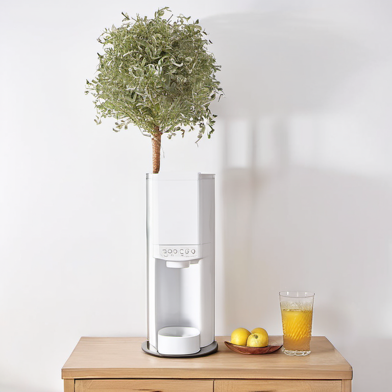 Cozy Haven editorial room lifestyle image for Cozy Haven Folding Drink Dispenser Stand