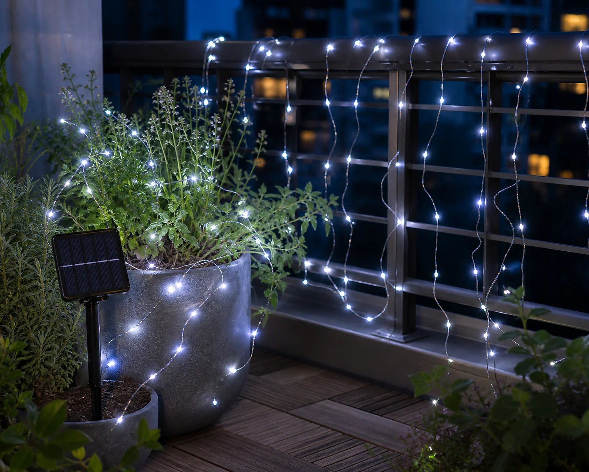 Cozy Haven Fairy Solar String Lights lifestyle image 1 for White / 1 Pack