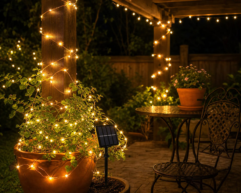 Cozy Haven Fairy Solar String Lights lifestyle image 2 for Warm White / 1 Pack