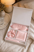 Cozy Haven Mulberry Silk Eye Mask Set - Pink