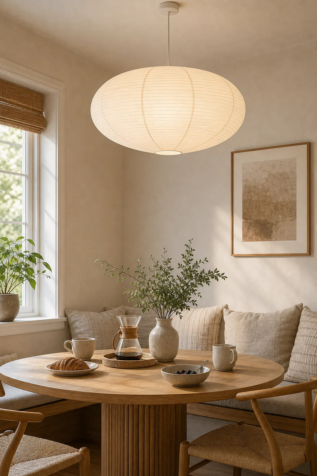 Rice Paper Lantern Ceiling Shade - 2 Piece Set