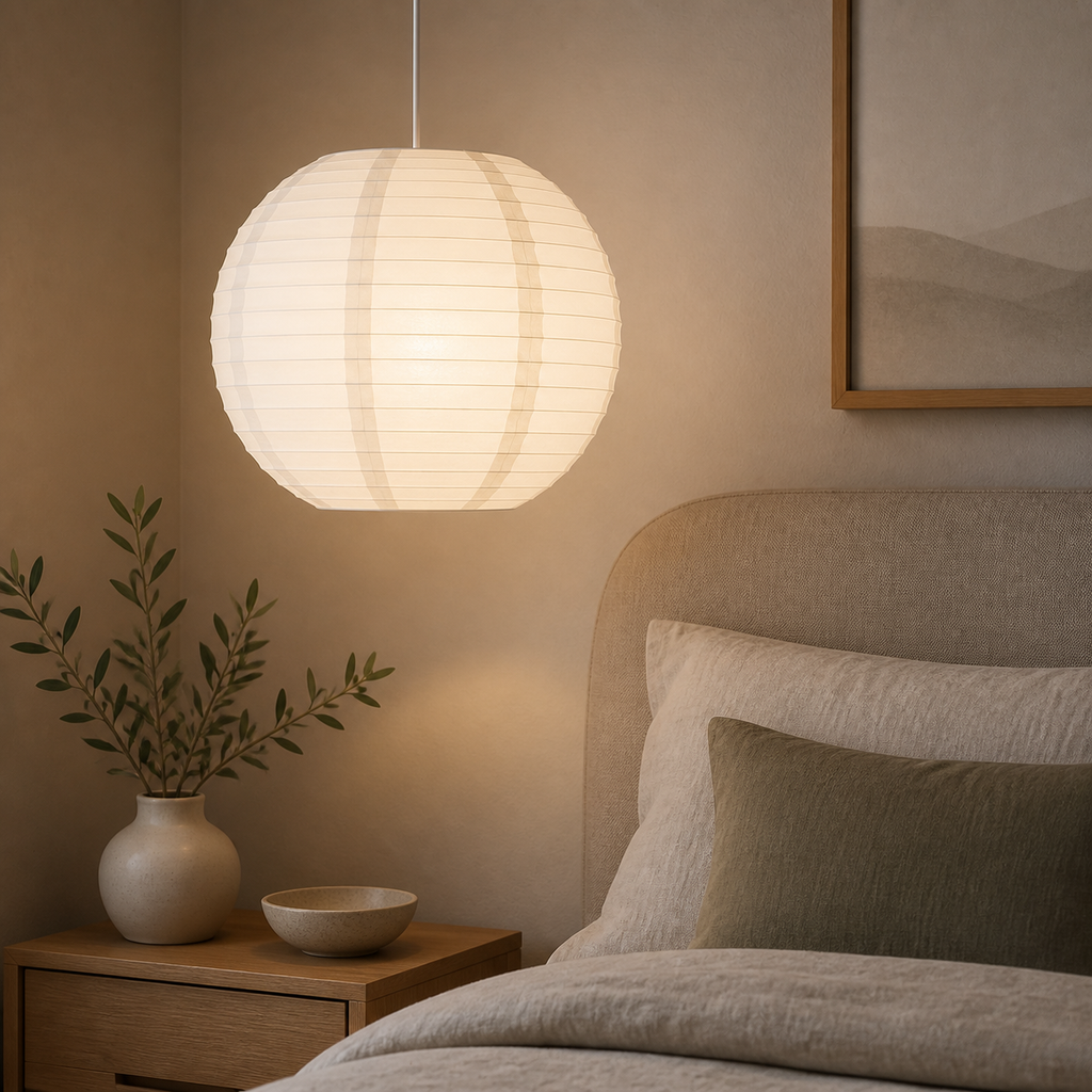 Cozy Haven White Paper Ball Lantern Lampshade - product view 4