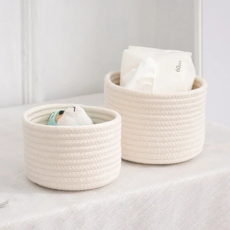 Cotton Rope Storage Basket Set — supplier product photo