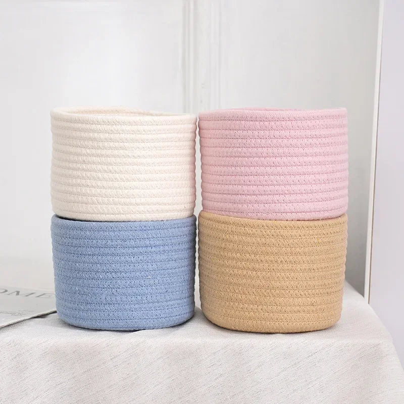 Cotton Rope Storage Basket Set — supplier product photo