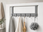 Cozy Haven Over-Door Bathroom Hook Rack styled bathroom view 3