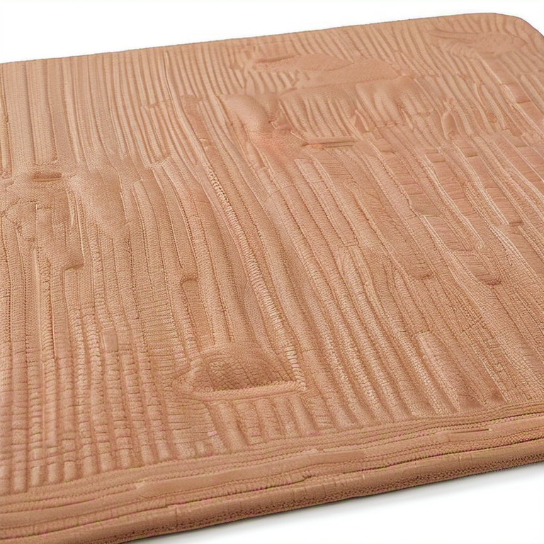 Cozy Haven lifestyle image for Cozy Haven Checker Quick Dry Bath Mat Set - 10056239743262 vanity morning