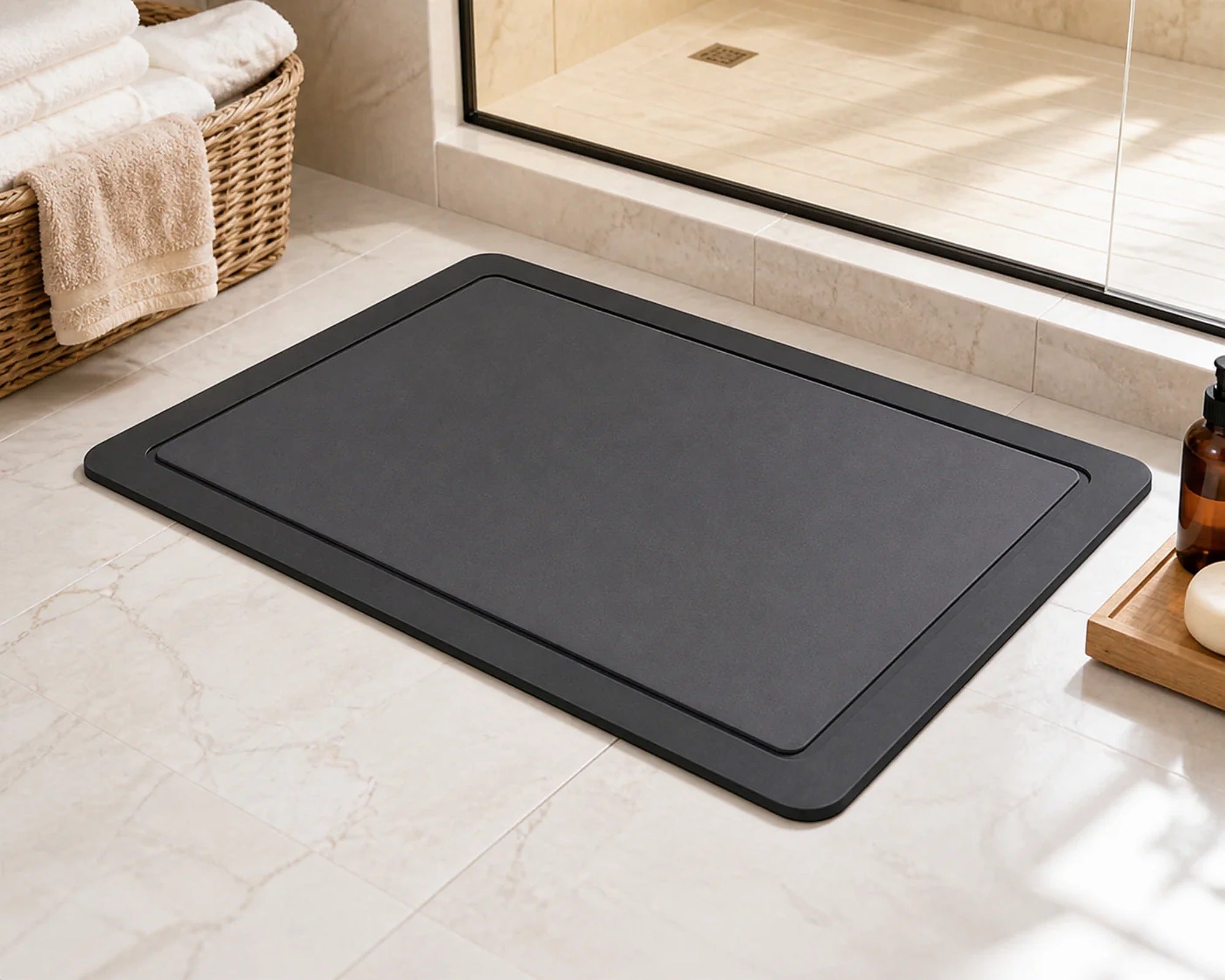 Cozy Haven Diatomite Quick Dry Bath Mat Set lifestyle image 4