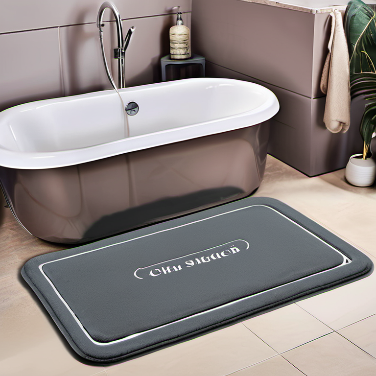 Cozy Haven guest bath lifestyle image for Cozy Haven Diatomite Quick Dry Bath Mat Set