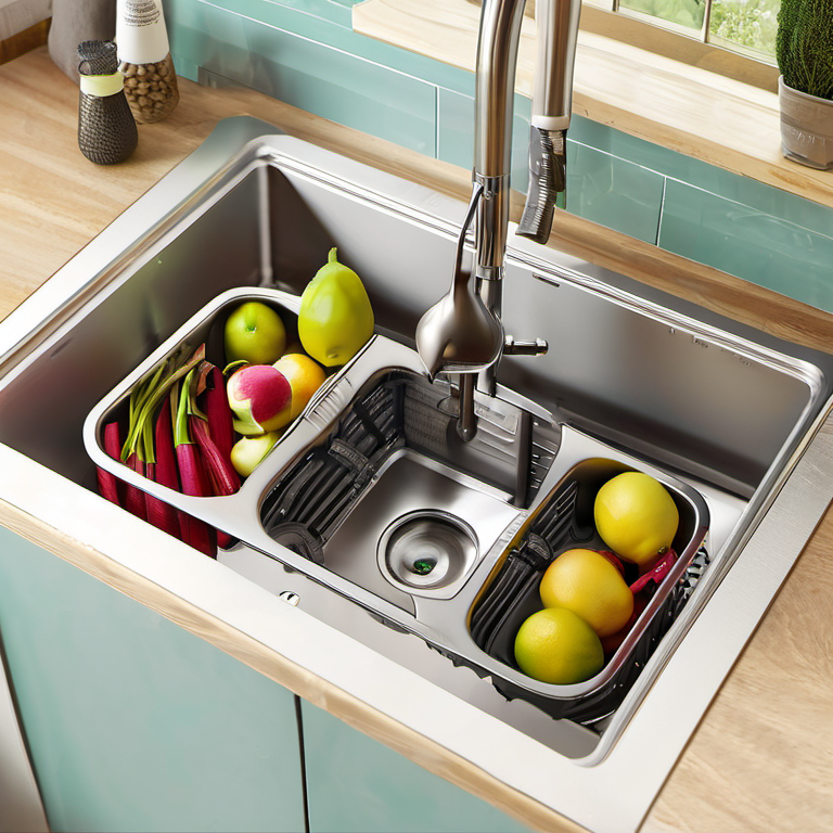 Cozy Haven installed context lifestyle image for Cozy Haven Expandable Kitchen Sink Caddy
