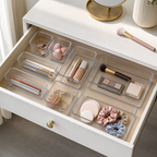 Cozy Haven Clear Acrylic Desktop Drawer Organizer - clear acrylic desktop drawer organizer 8-piece set 1