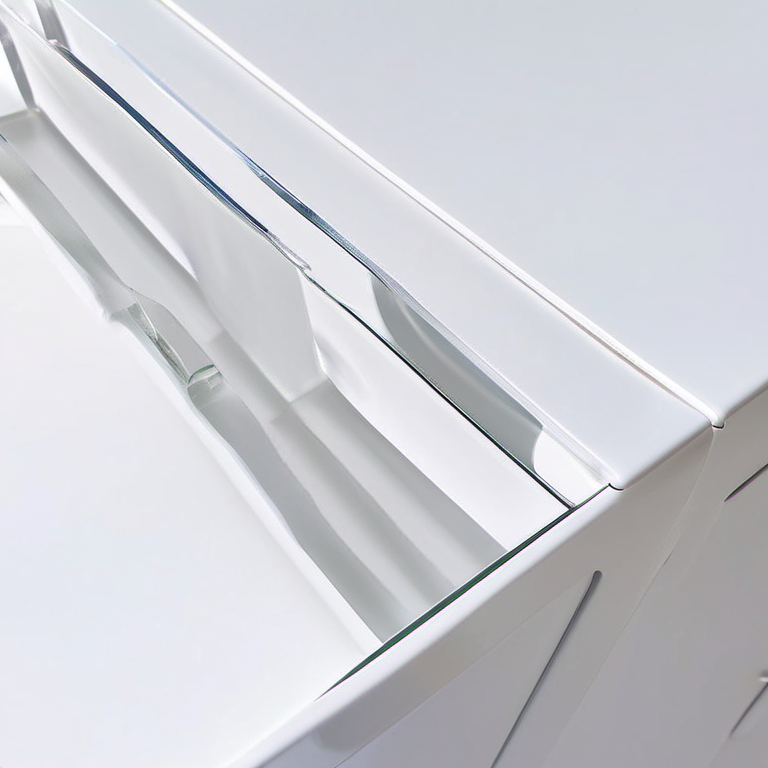 Cozy Haven utility close lifestyle image for Cozy Haven Clear Acrylic Desktop Drawer Organizer