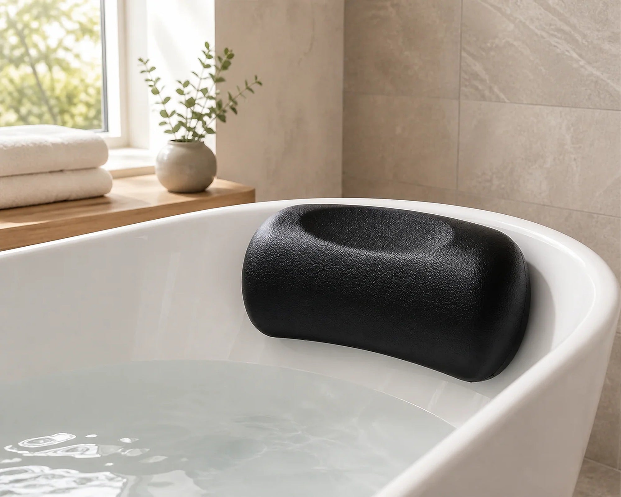 Cozy Haven Quick Dry Bathtub Pillow lifestyle image 5
