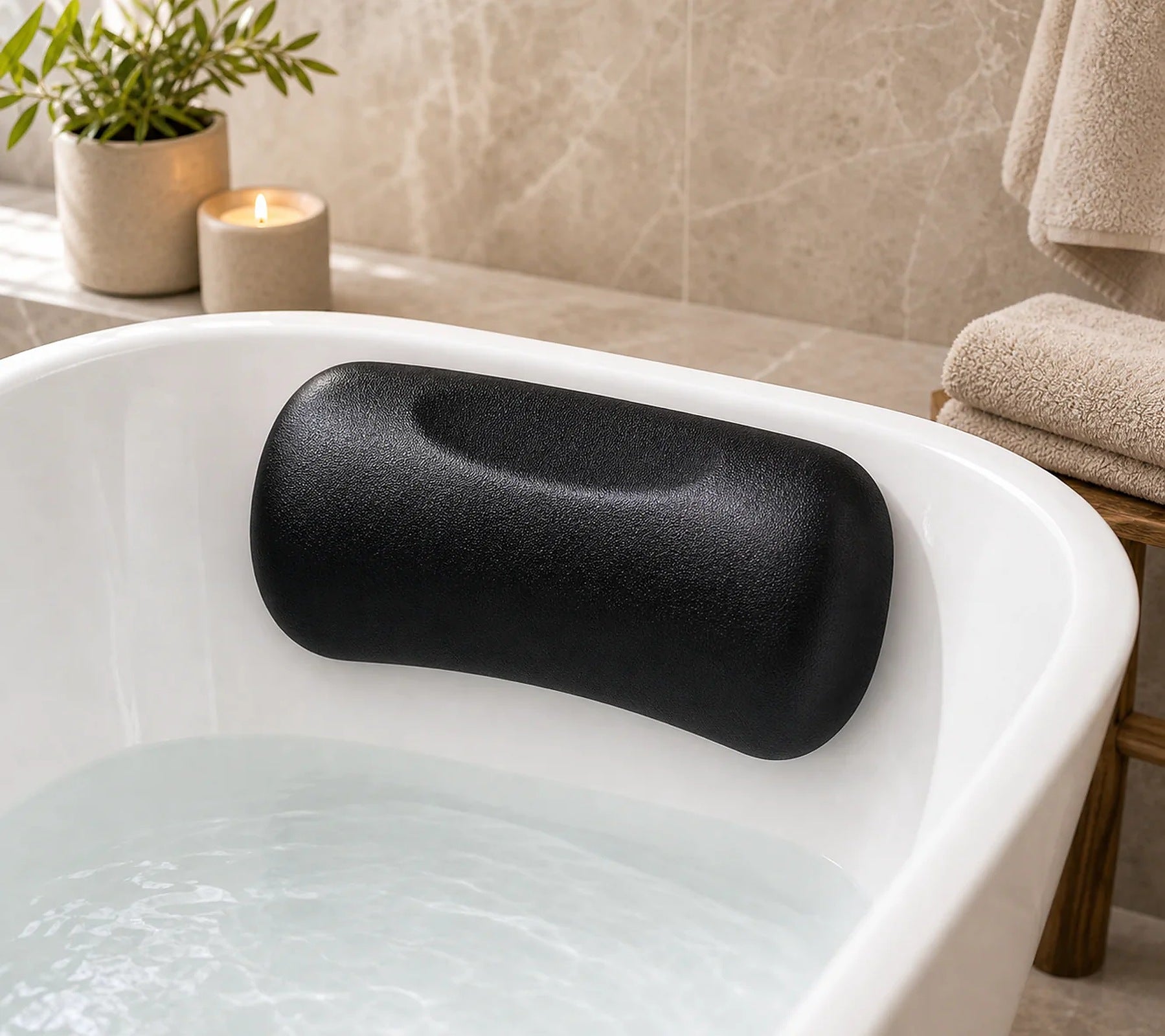 Cozy Haven Quick Dry Bathtub Pillow lifestyle image 2