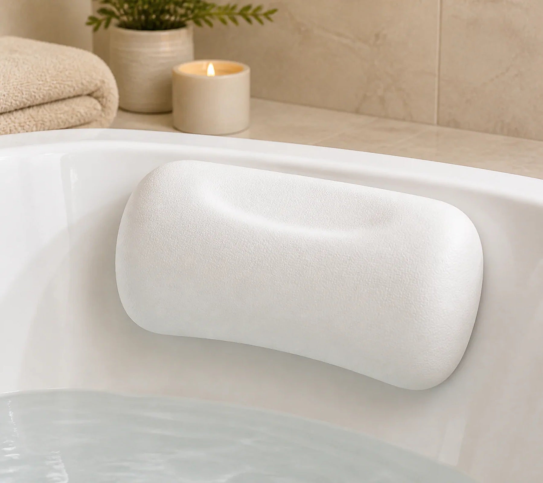 Cozy Haven Quick Dry Bathtub Pillow lifestyle image 3