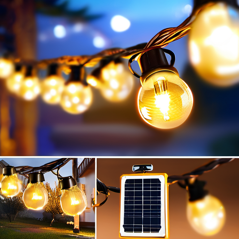 Cozy Haven editorial close lifestyle image for Cozy Haven Warm White Solar String Lights