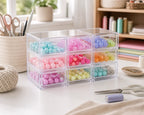 Cozy Haven Clear Acrylic Stackable Drawer Organizer Set organized storage view 4