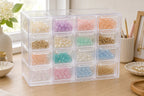 Cozy Haven Clear Acrylic Stackable Drawer Organizer Set organized storage view 2