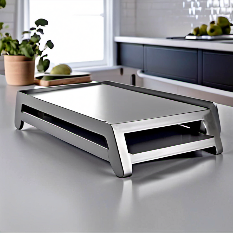 Cozy Haven hosting night lifestyle image for Cozy Haven Drawer Monitor Riser Shelf