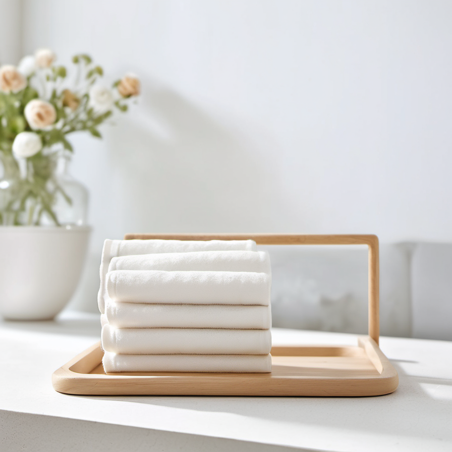 Cozy Haven editorial room lifestyle image for Cozy Haven Minimal Napkin Holder