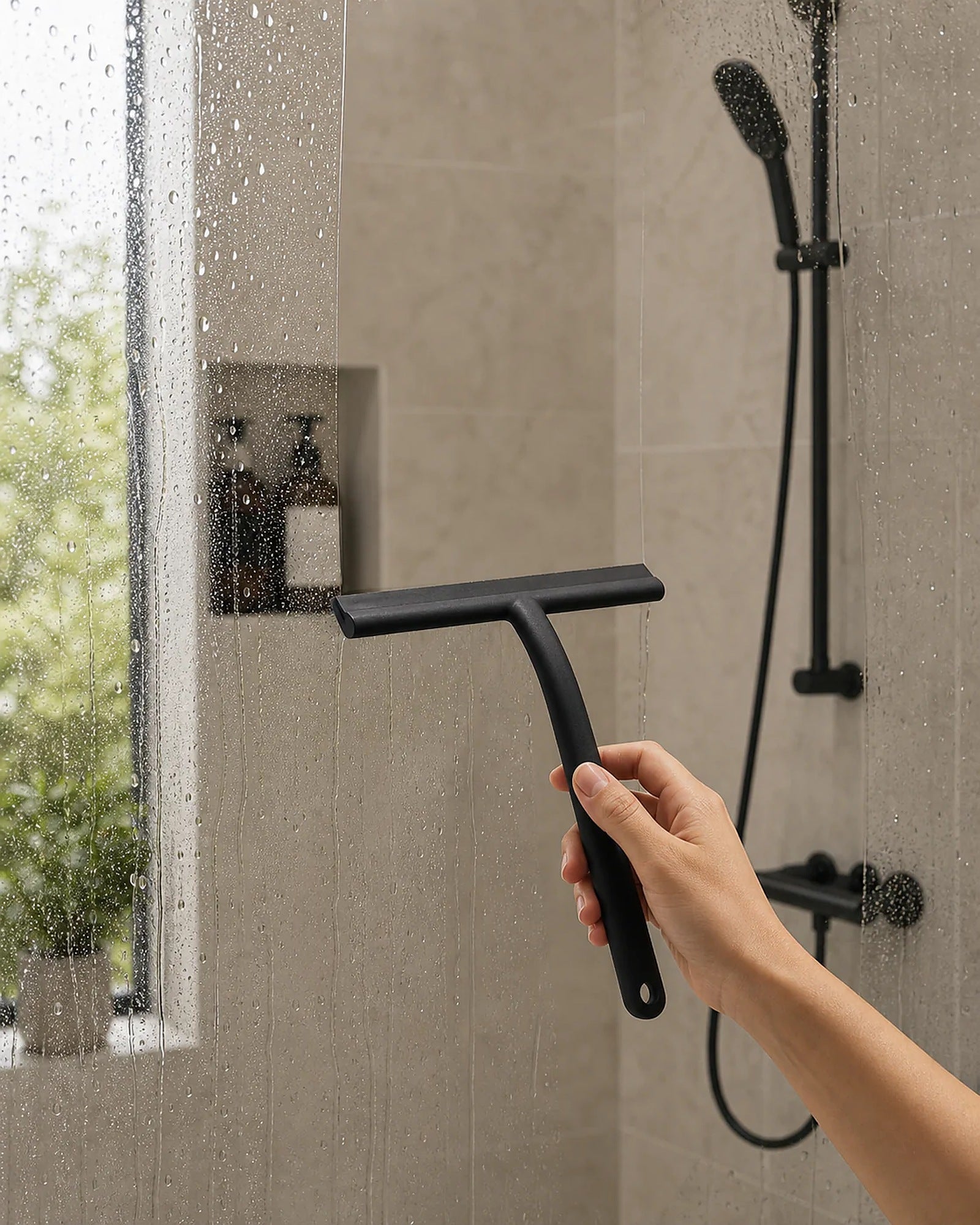 Bathroom Refresh Kit — Squeegee, Soap Care & Hooks