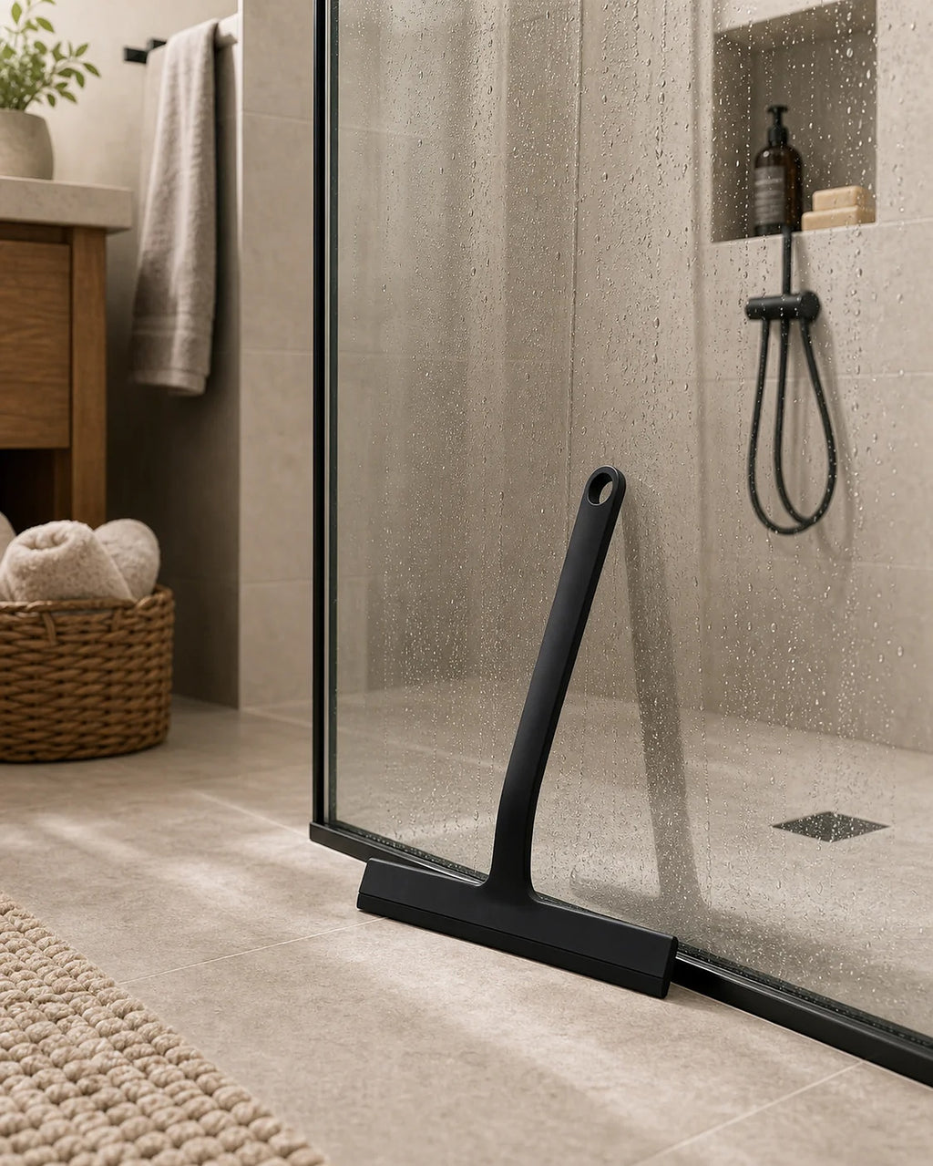 Cozy Haven Silicone Shower Squeegee lifestyle image 3