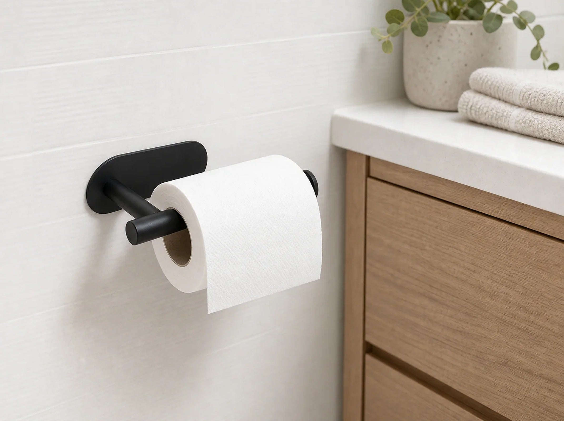 Cozy Haven Adhesive Paper Roll Holder lifestyle image 2