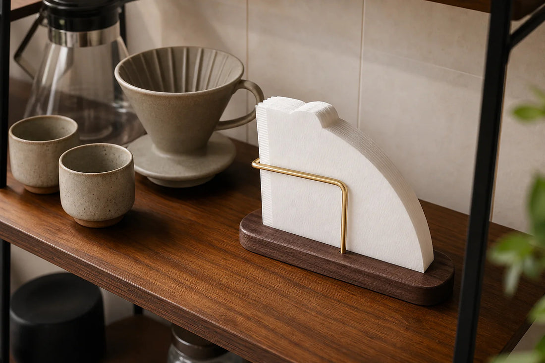 Wood Coffee Filter Holder
