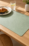 Cozy Haven Faux Leather Placemat lifestyle image 1