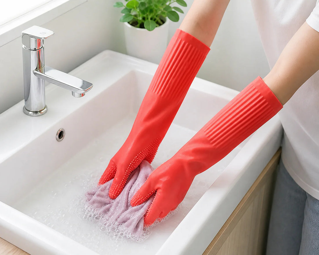 Silicone Cleaning Gloves