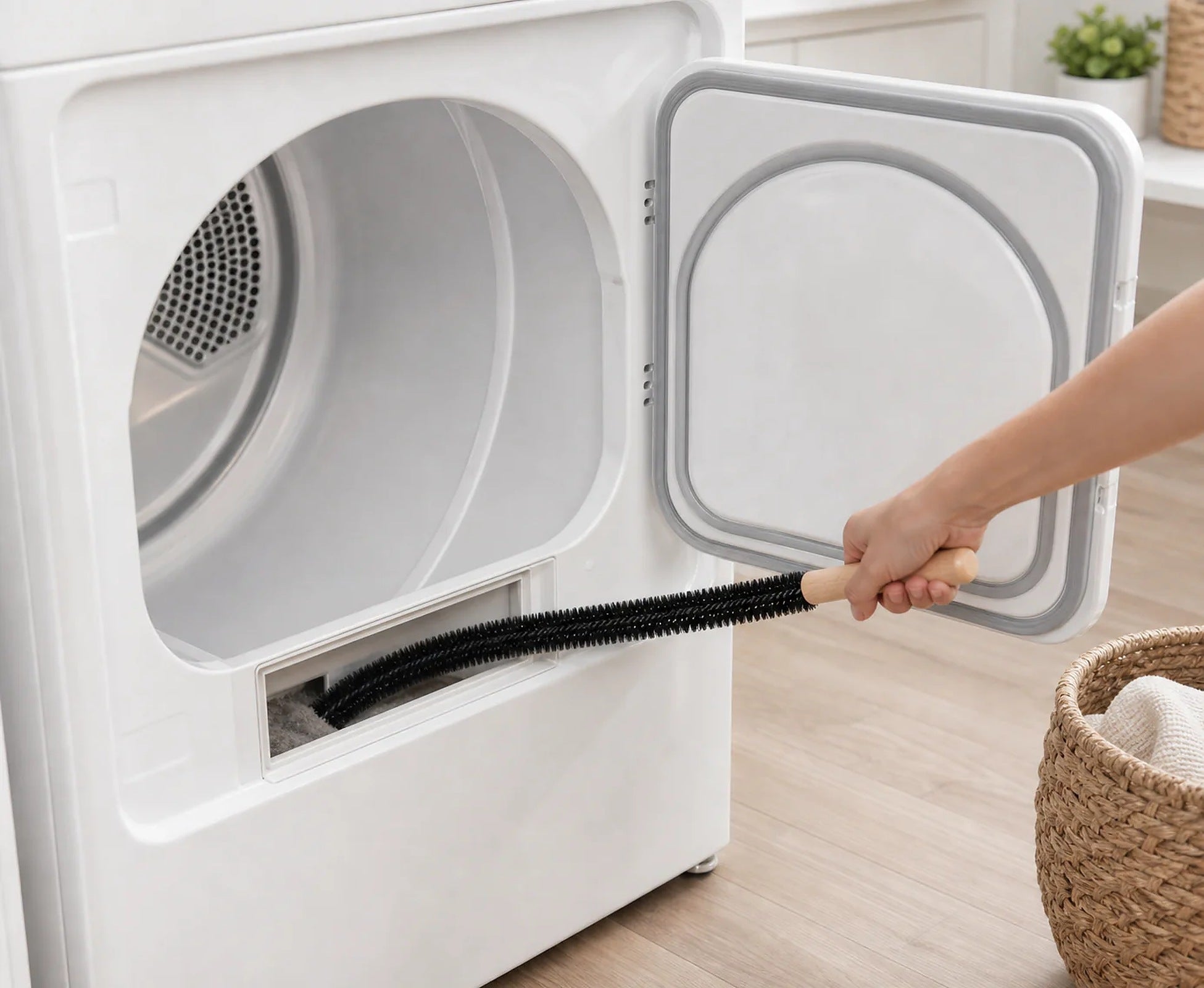 Cozy Haven Flexible Appliance Vent Cleaning Brush lifestyle image 2