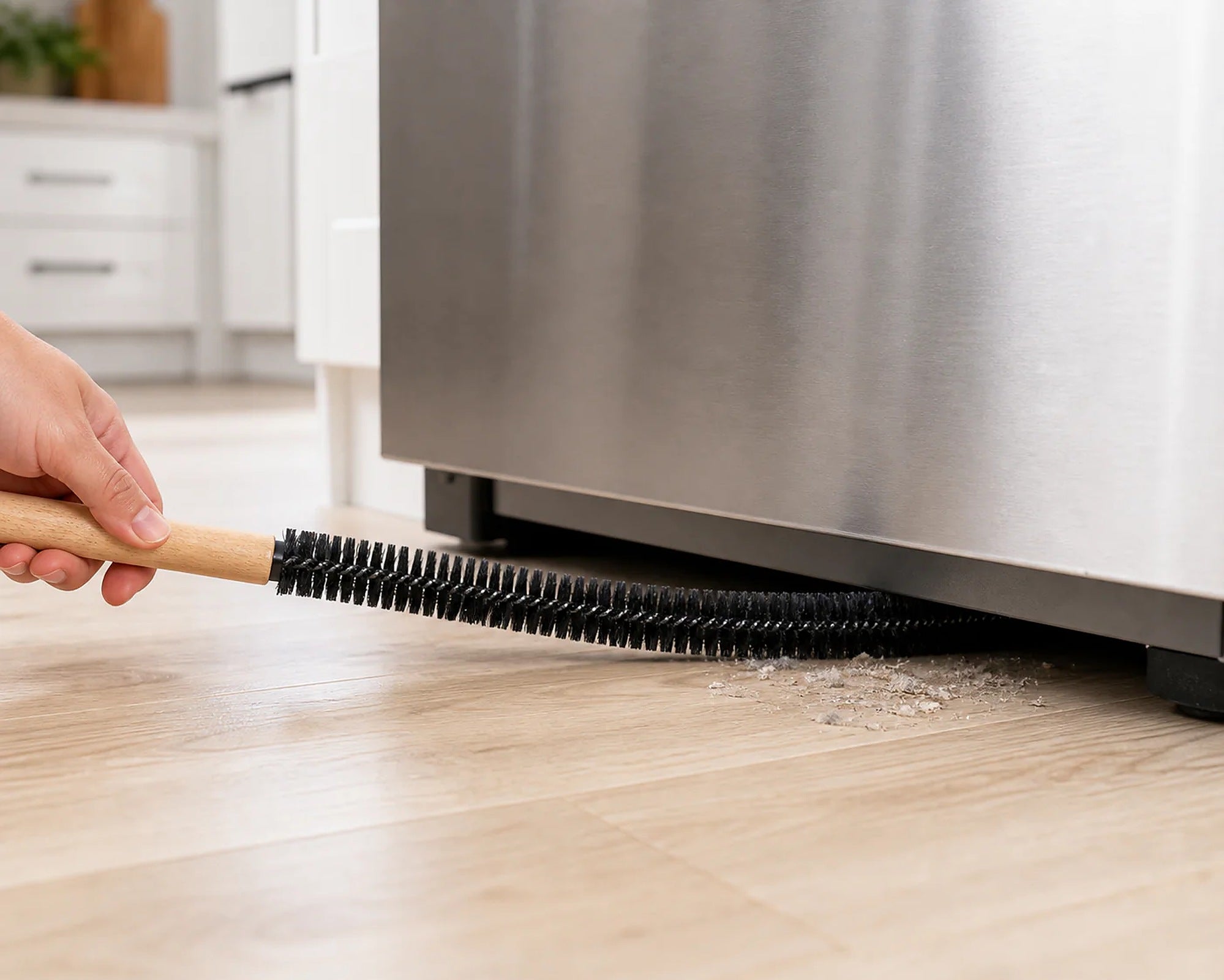Cozy Haven Flexible Appliance Vent Cleaning Brush lifestyle image 3