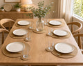 Cozy Haven Round Braided Placemat and Coaster Set lifestyle image 2