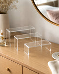 Cozy Haven Clear Acrylic Display Risers lifestyle image 1